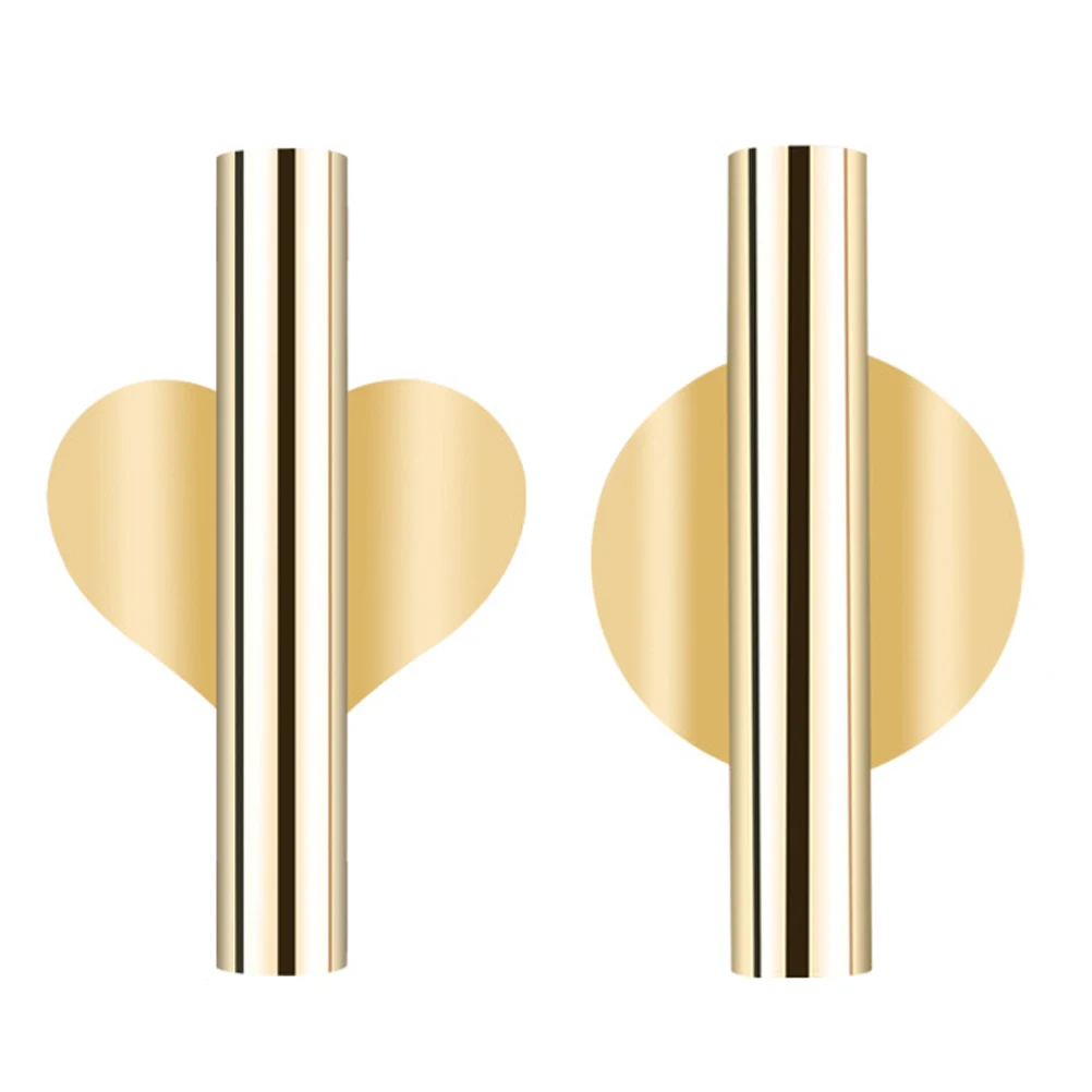 

2Pcs Wall Mounted Flower Vase Metal Tube Holder Decorative Home Wall Flower Display Holder Iron Material