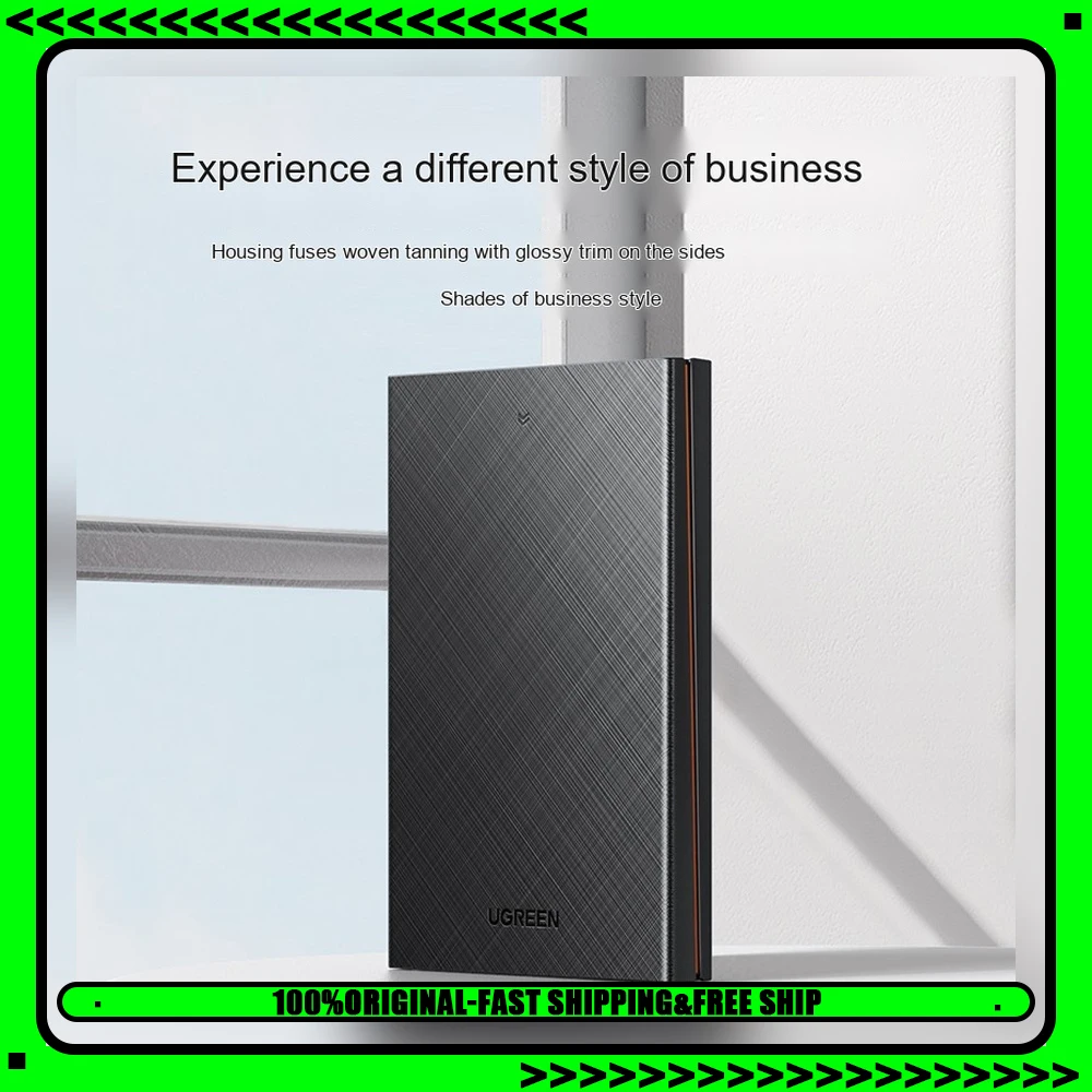 UGREEN 30731 CM479 2.5 Inch SATA HDD Enclosure USB 3.0 External Hard Drive Case 5Gbps UASP Dual Cable