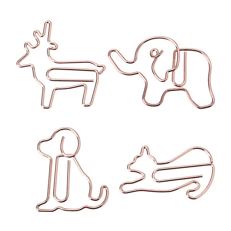 25/Lots Explosieve Cartoon Paperclips Creatieve Vormige Cat Paperclips Puppy Gebogen Pins