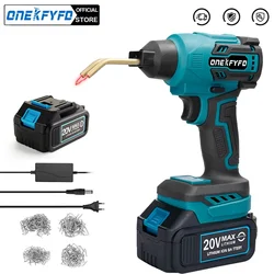 Bezprzewodowy gorący zszywacz maszyny do spawania tworzyw sztucznych zderzak lutowanie naprawcze Panel karoseria Crack pistolet do baterii Makita 18v