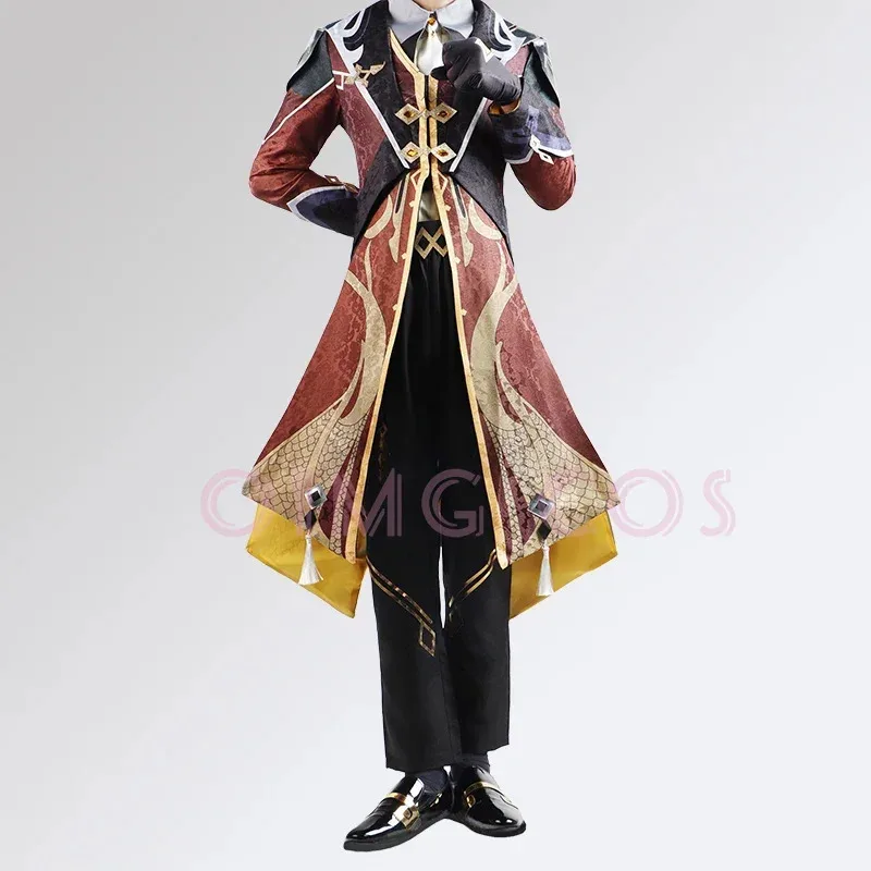 

CyZhongli Cosplay Costume Uniform Anime Chinese Style Halloween Costumes For Genshin Impact Women Game