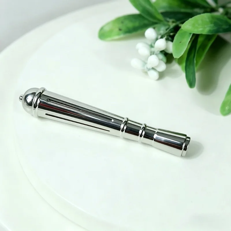 YAQI Men Safety Razor Handle Polished Stainless Steel Professional Teardrop Wet Shave Tools Shaving Products Best Gift Men