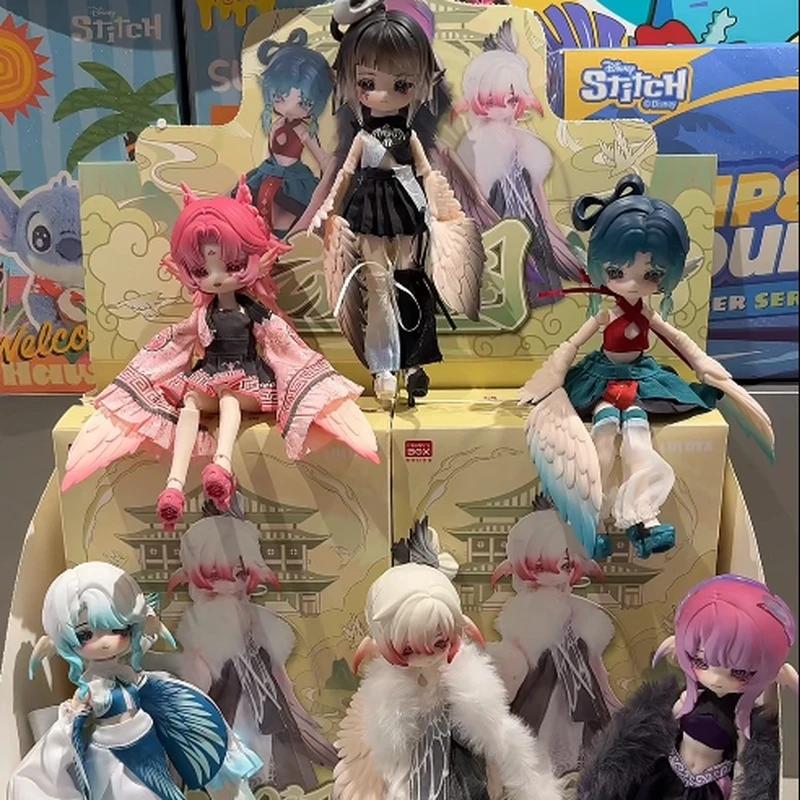 

New Genuine Penny'S Box Luluya Cloud Feather Pavilion Series Blind Box Bjd Doll Action Figure Mystery Box Girl Customized Gift