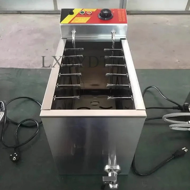 Electric Korean Mozzarella Deep Corn Dog Fryer Corn Dog Deep Fryer Machine Cheese Hot Dog Sticks Fryer Machine