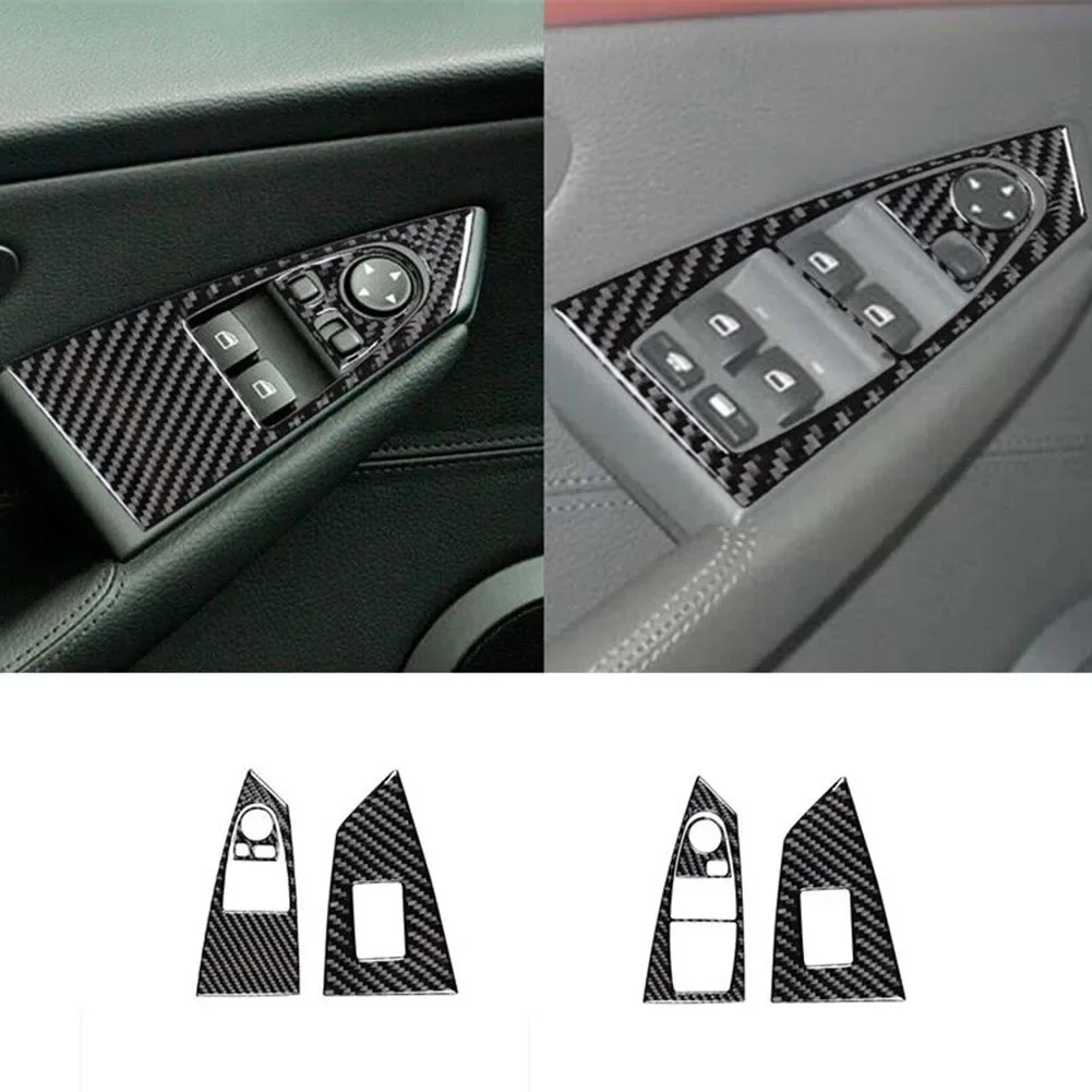 Enhance Your Driving Experience with Carbon Fiber Glass Lift Switch Interior Trim for BMW 6 650i 645Ci E63 2004 2010 view 5