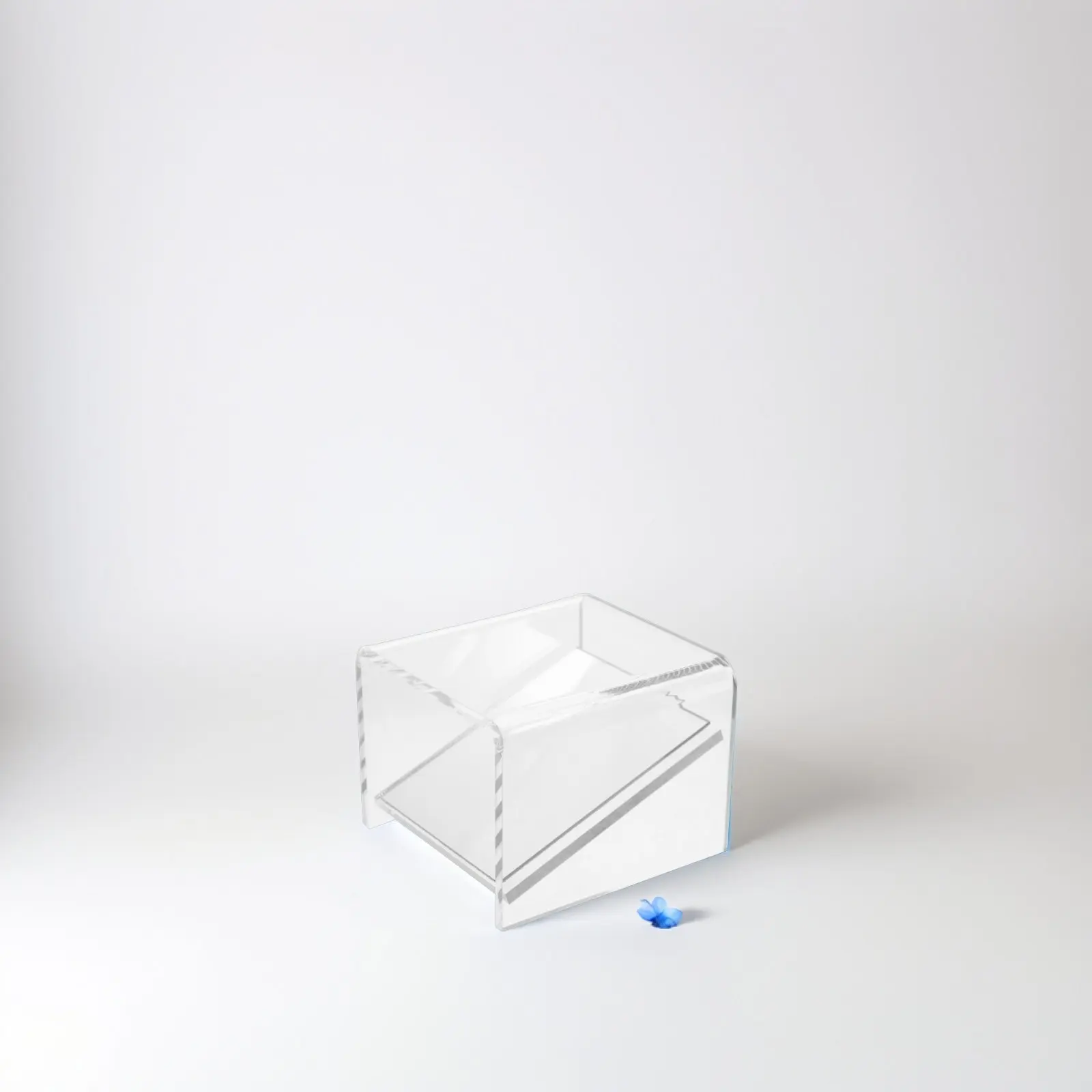 

Acrylic Jewelry Display Stand Clear Square Buffet Riser Pedestal Shelf for Tabletop Cake Food Showcase
