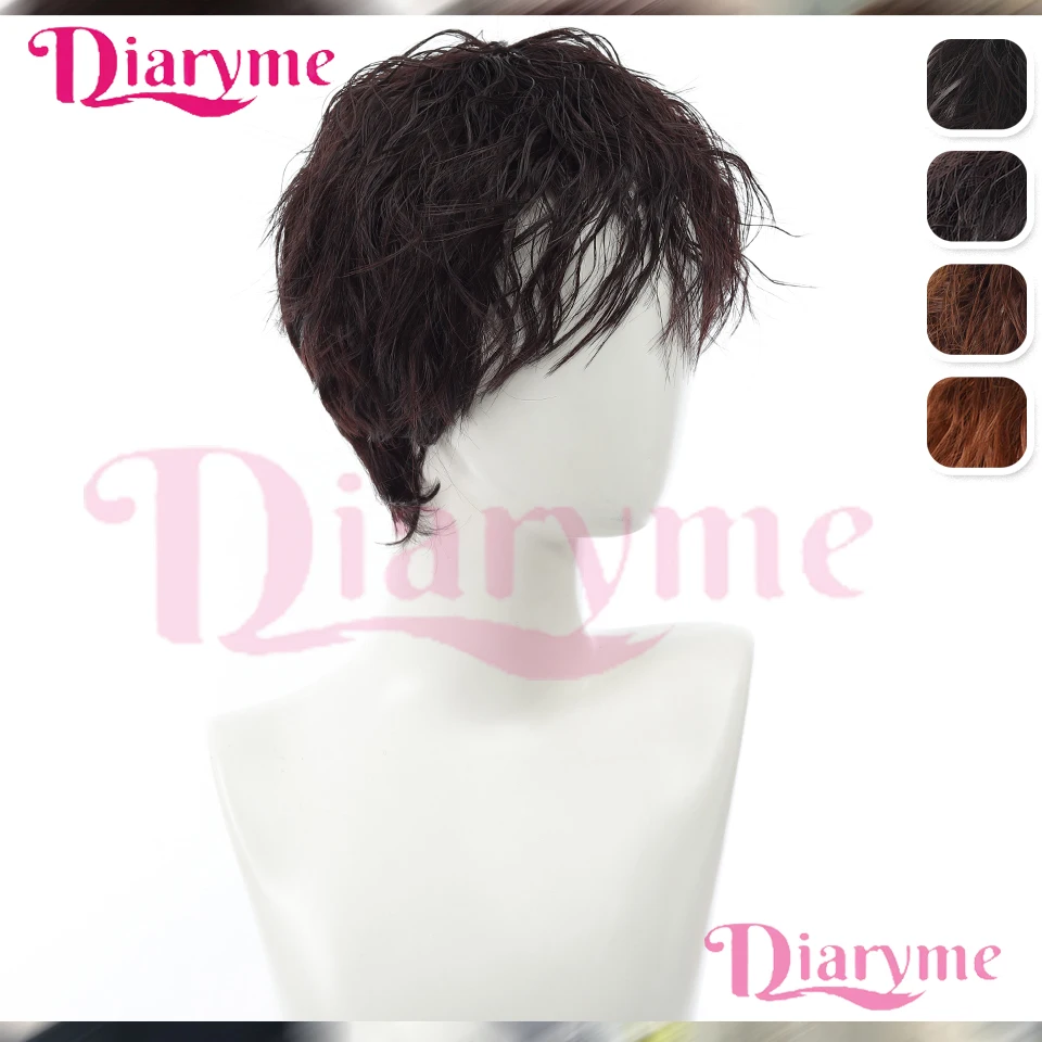 شعر مستعار صوف صناعي مجعد 12 سم للجنسين شعر مستعار قصير ناعم ومنفوش ومجعد مناسب للمبتدئين في المهرجانات اليومية #3