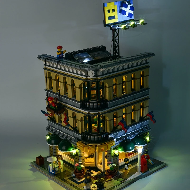 

No Bricks Led Light Up Kit For Grand Emporium Creator 10211