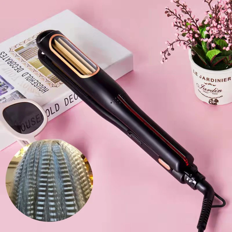 

Heating Styling Tools Rotating Hair Brush Hair Clips Crimping Hair Iron Corrugated Hair Crimper Flat Iron Curler Hair Wavy