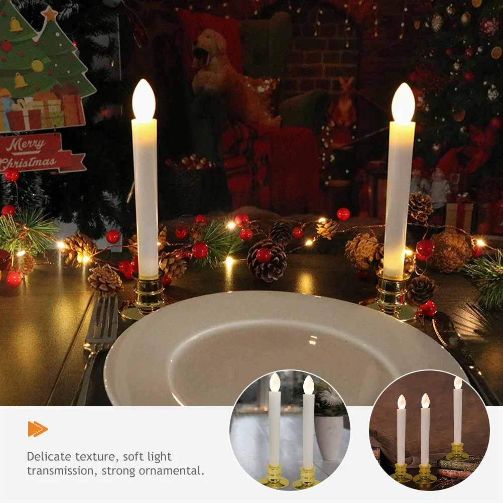 

6Pcs LED Christmas Light Soft Flameless Tea Lights Warm Decorative Lamp for Home Party Indoor Outdoor Festive Decoration