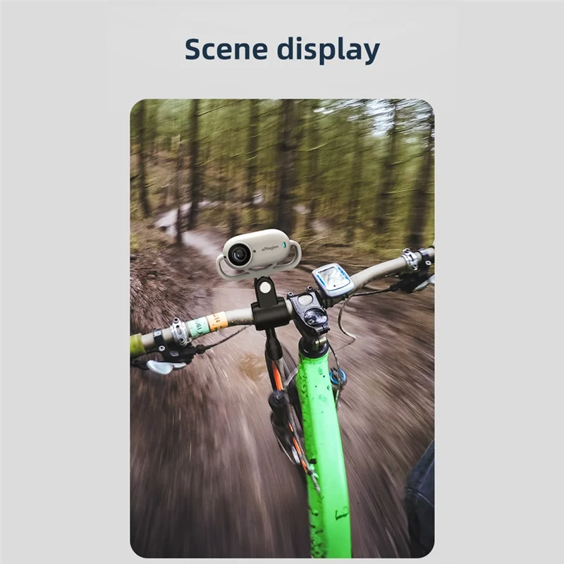 N15R-AMAGISN Shockproof Silicone Case For Insta360 Go 3 Protective Frame Mount 1/4 Thread Adapter Protective Cover