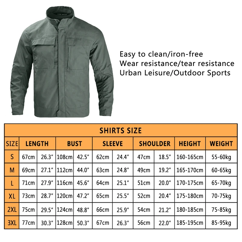 Outdoor Combat Jacket Hiking Tactical Jackets for Men Wear Resistant Coat Softair Coats Camping Waterproof Hunt Clothes