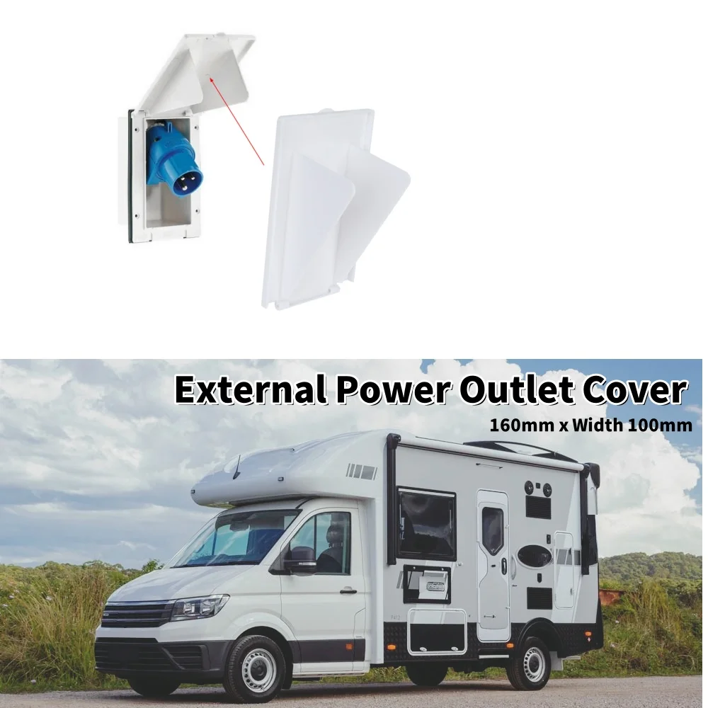 

Крышка внешней розетки для автофургона, впускной отверстие 230 В, ремонт внешнего источника питания, соединительный порт, крышка для VW Caravan Motorhome