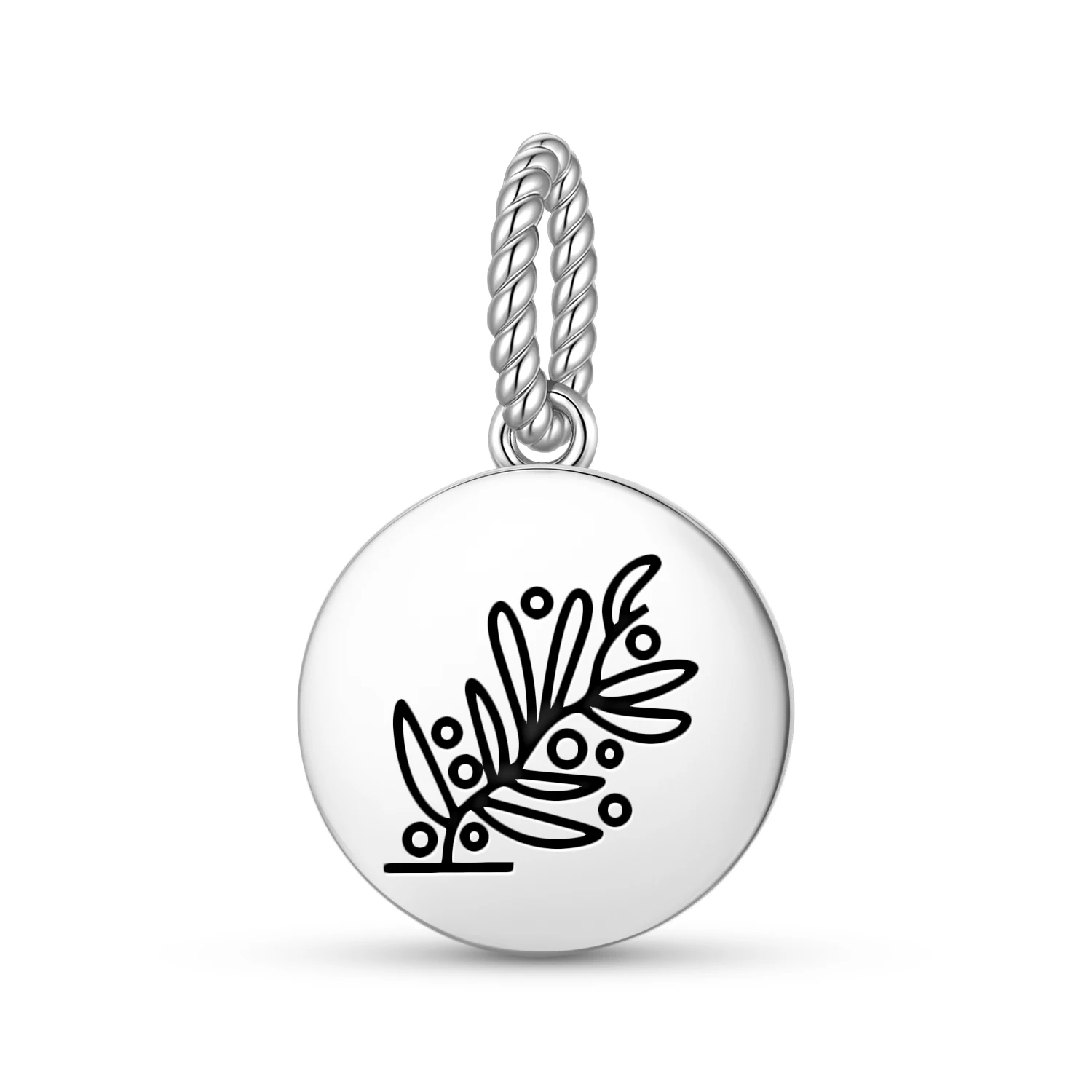 

Roman Empire Olive Olivum Pendant 925 Sterling Silver Symbol Charm Bead for Women Bracelet Necklace Jewelry Trendy