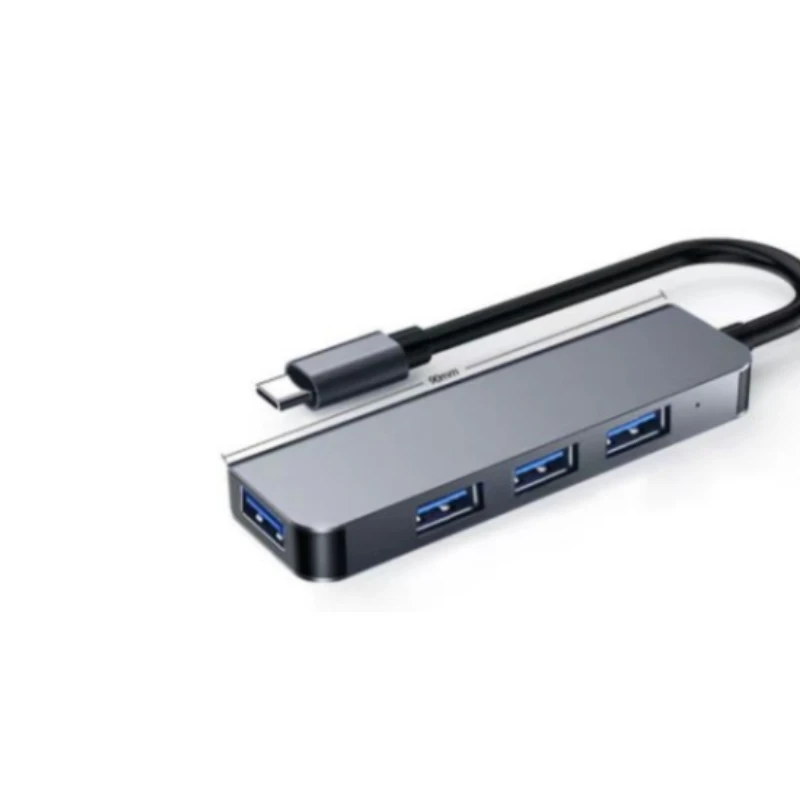DT-3328 USB Data HUB 4 في 1 Type C إلى USB 3.0 عالي السرعة بسرعة 5 جيجابت في الثانية لملحقات الكمبيوتر