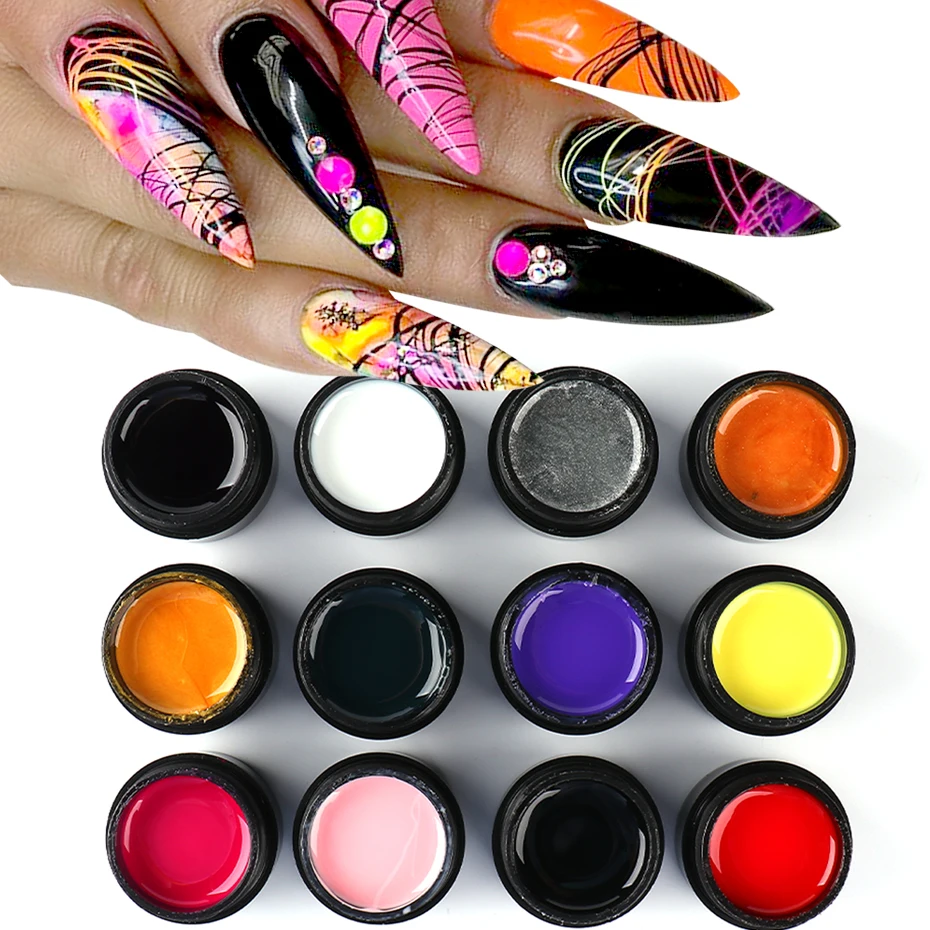 5ml Metallic Spider Gel Line Painting Soak Off UV Nail Polish Line Design DIY Drawing Art Decoration Varnish Manicure Tools