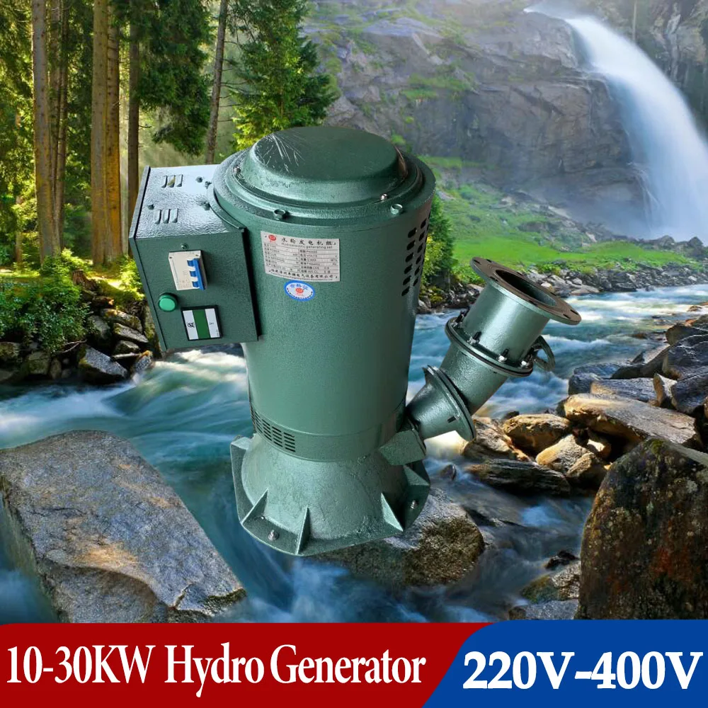 30000W Single-phase automatic voltage stabilization with leakage protection oblique impact hydraulic generator