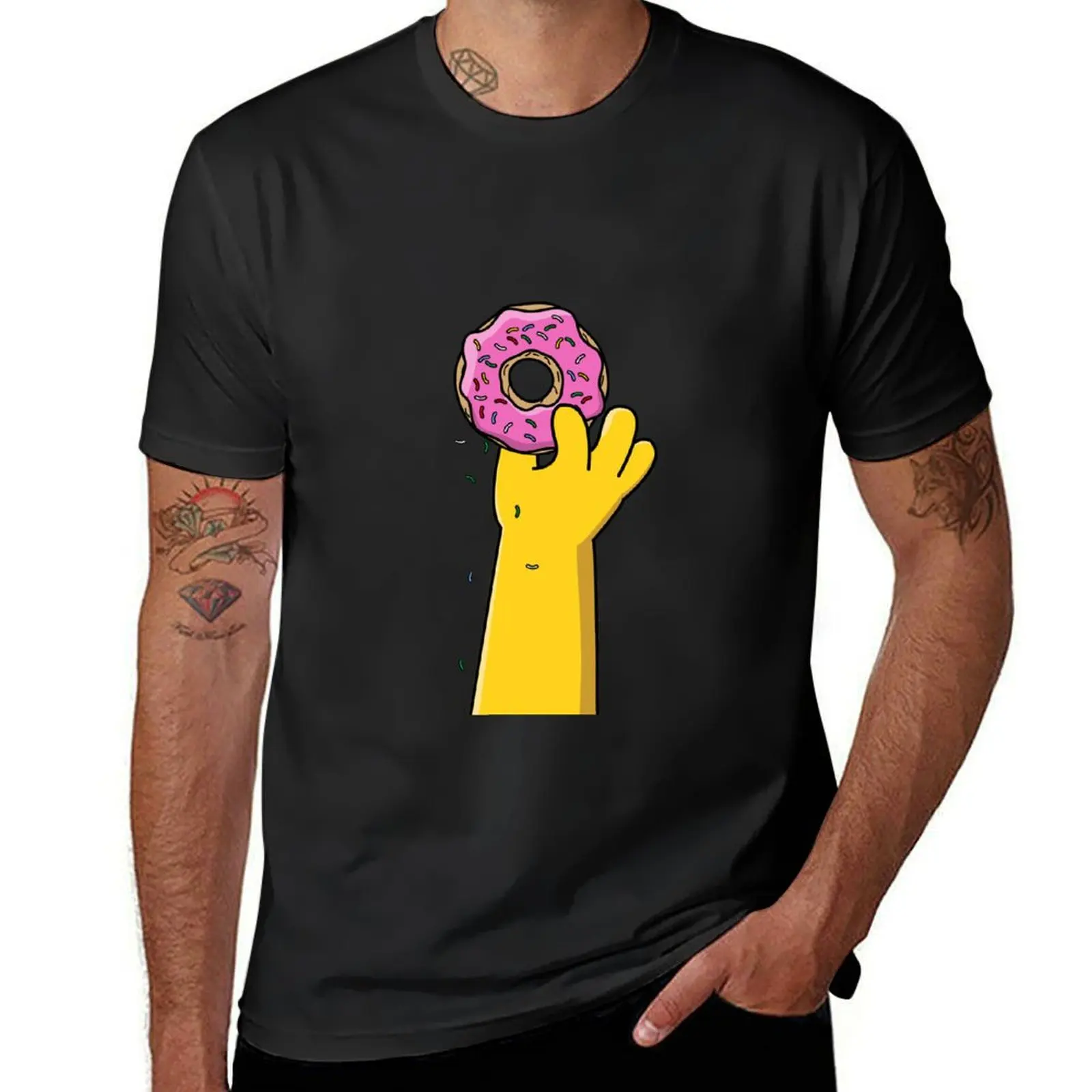 

homer donut T-Shirt Short sleeve tee graphics shirts graphic tees mens t shirt