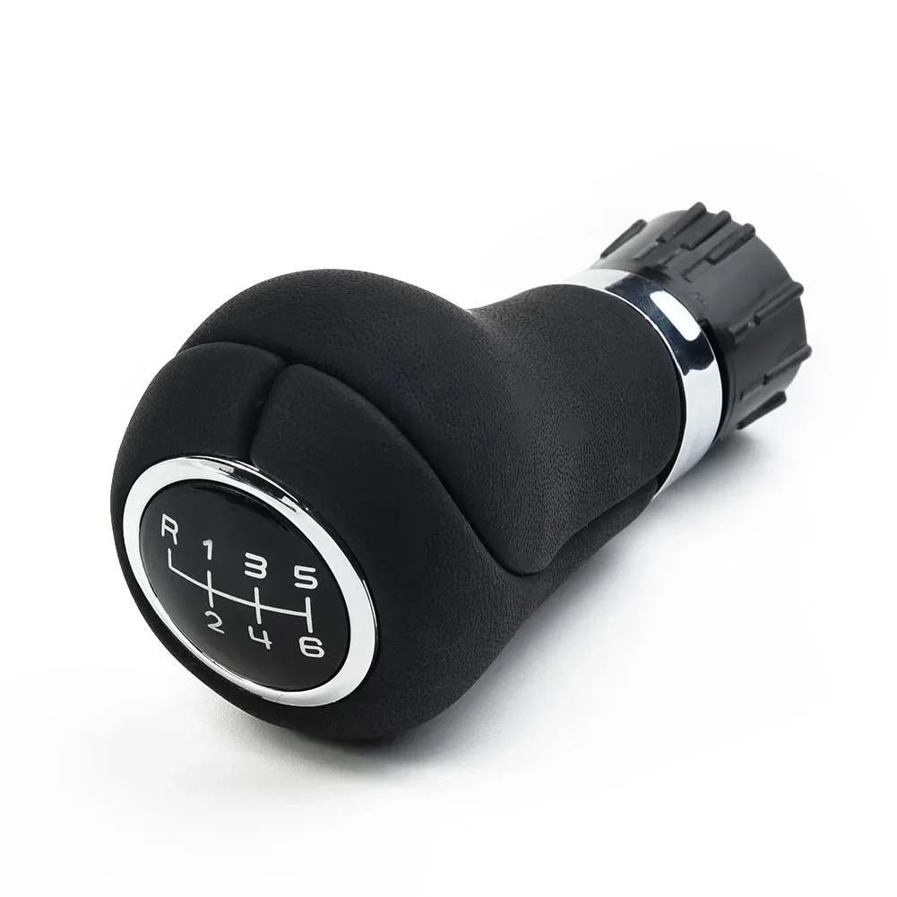 

6 Speed Gear Shift Knob Leather For Mercedes For C-Class W203 W204 W209 Shifter Lever Arm Headball Auto Accessories