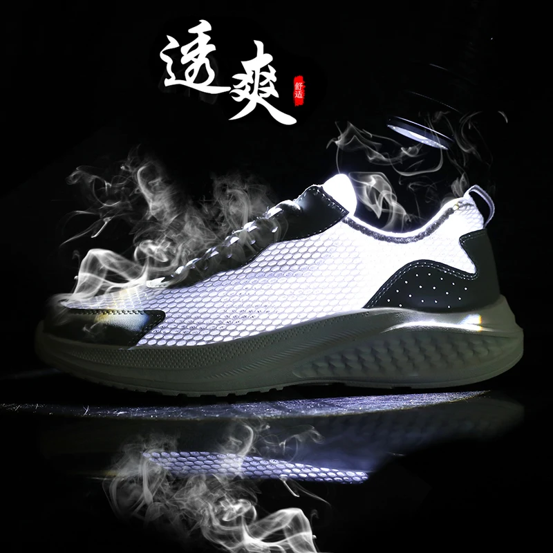 

Men's Lightweight Outdoor Running Soft Soled Casual Walking Non Slip Summer Tenis Masculino Breathable Casual Running Shoes