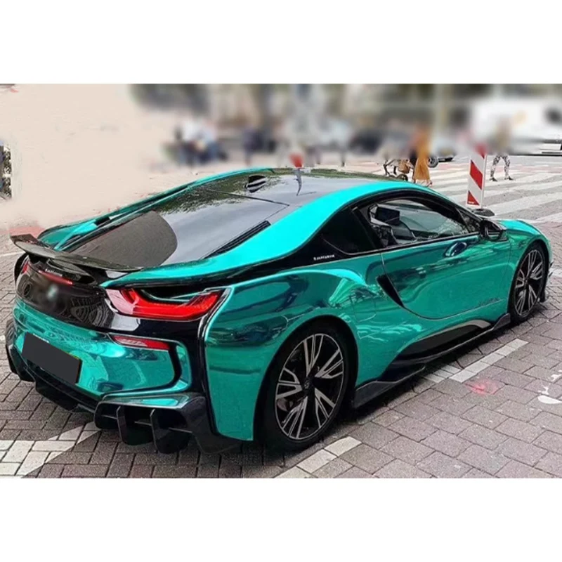 For BMW i8 2014-2019 Carbon Fiber Car Rear Bumper Lip Diffuser Spoiler Parts Upgrade Body kit Car Accessories