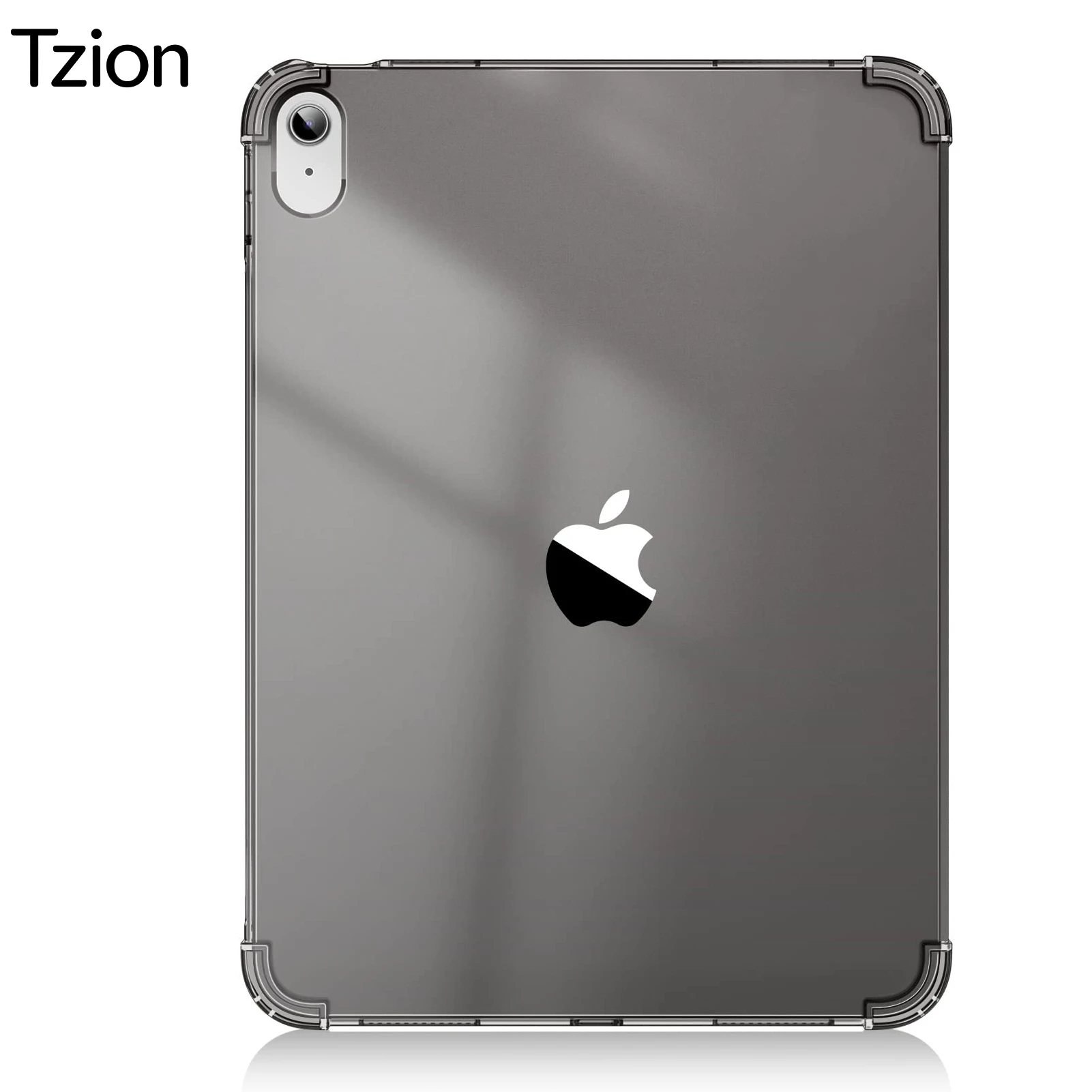 

Чехол из мягкого силикона с воздушными подушками для iPad 11/10 11-го поколения (A16) 11'' 2025/10-го поколения 10.9'' 2022, серый, противоударный