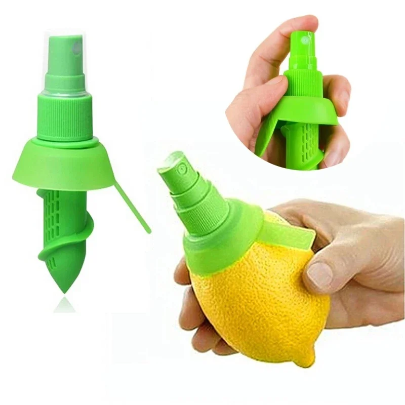 Portable Orange Juice Squeeze Juice Juicer Lemon Spray Mist Orange Fruit Squeezer Sprayer Home Kitchen Cooking Tool Nozzle