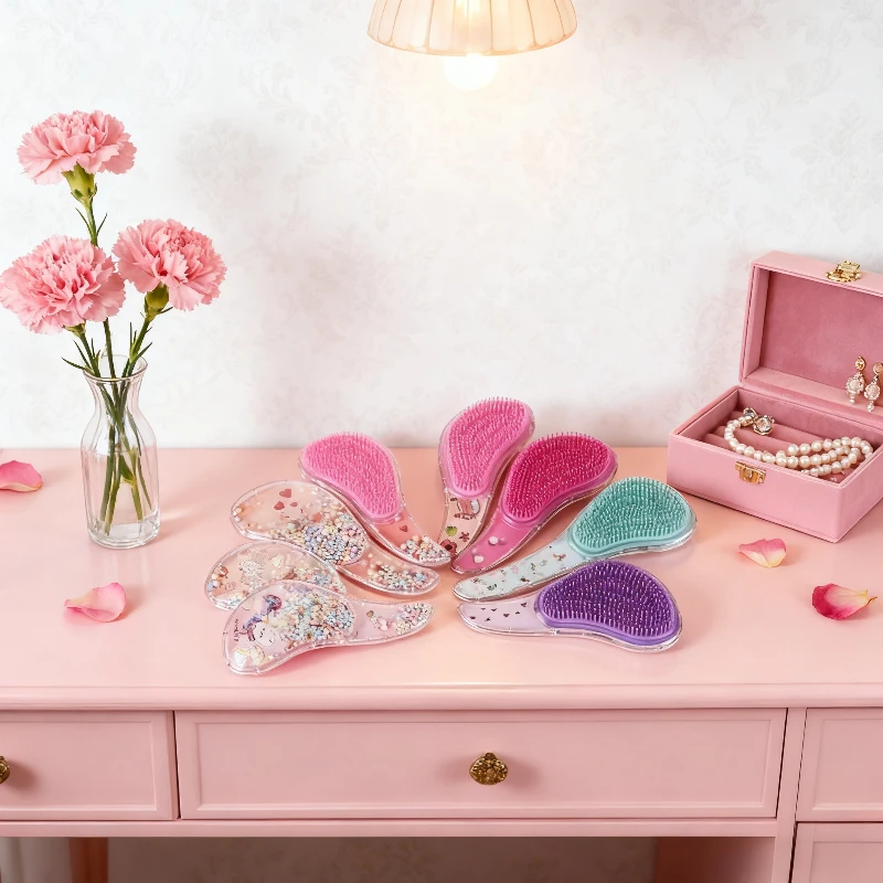 Karikatura حديريسي أطفال أمشاط vysoce kvalitetny مكافحة يوتو مدلك الشعر الاطفال فرش الشعر Haderdressing hrecheben pro deti dosp