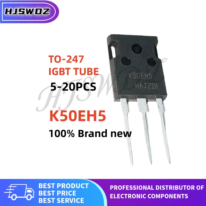 5-10-20PCS New K50EH5 IKW50N65H5 TO-247 IGBT Power Tube Inverter welding machine