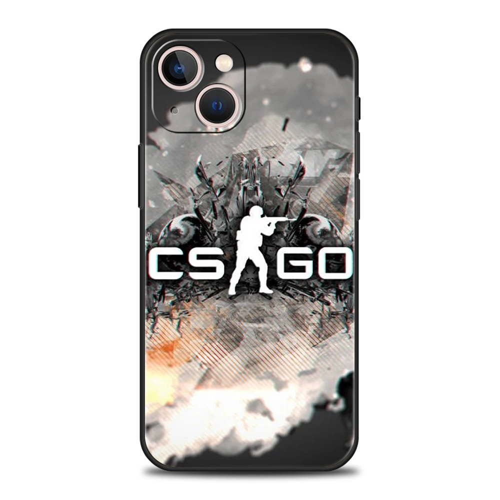 Counter Strike CS GO Hot Game Handyhülle für iPhone 16 15 14 13 12 Pro Max 11 Pro Max 7 8 Plus XS XR stoßfeste Silikonhülle – Detail 5