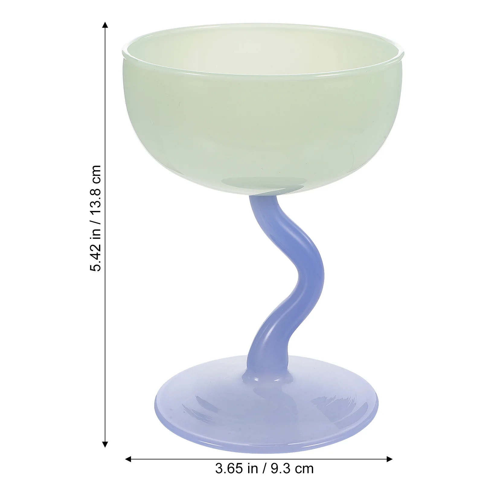 

Small Glass Ice Cream Bowl Footed Mini Dessert Cup Decorative Snack Cup for Cold and Hot Foods and Adults