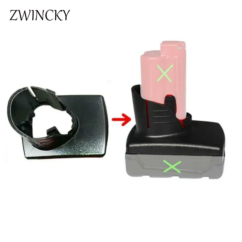 ZWINCKY 1pc M·12 Battery Plastic Case Box Parts (no battery cell ) For Milwaukee 12V 48-11-2411 Li-ion Battery Shell Housing