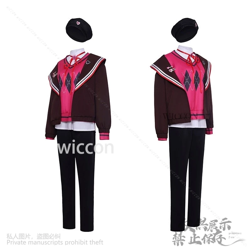 Anime jeu projet Sekai Costume Aoyagi Toya saint valentin Costume manteau pull chemise chapeau uniforme perruque pour homme femme personnalisé