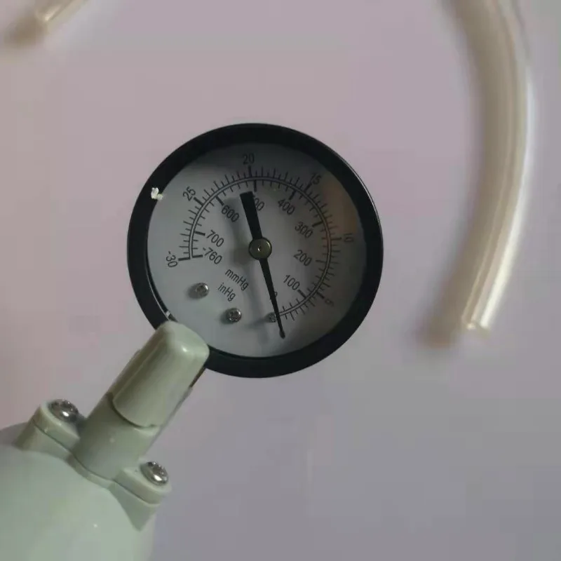 Manual Vacuum Pump - Laboratory Filtration System with Gauge for Precision Extraction