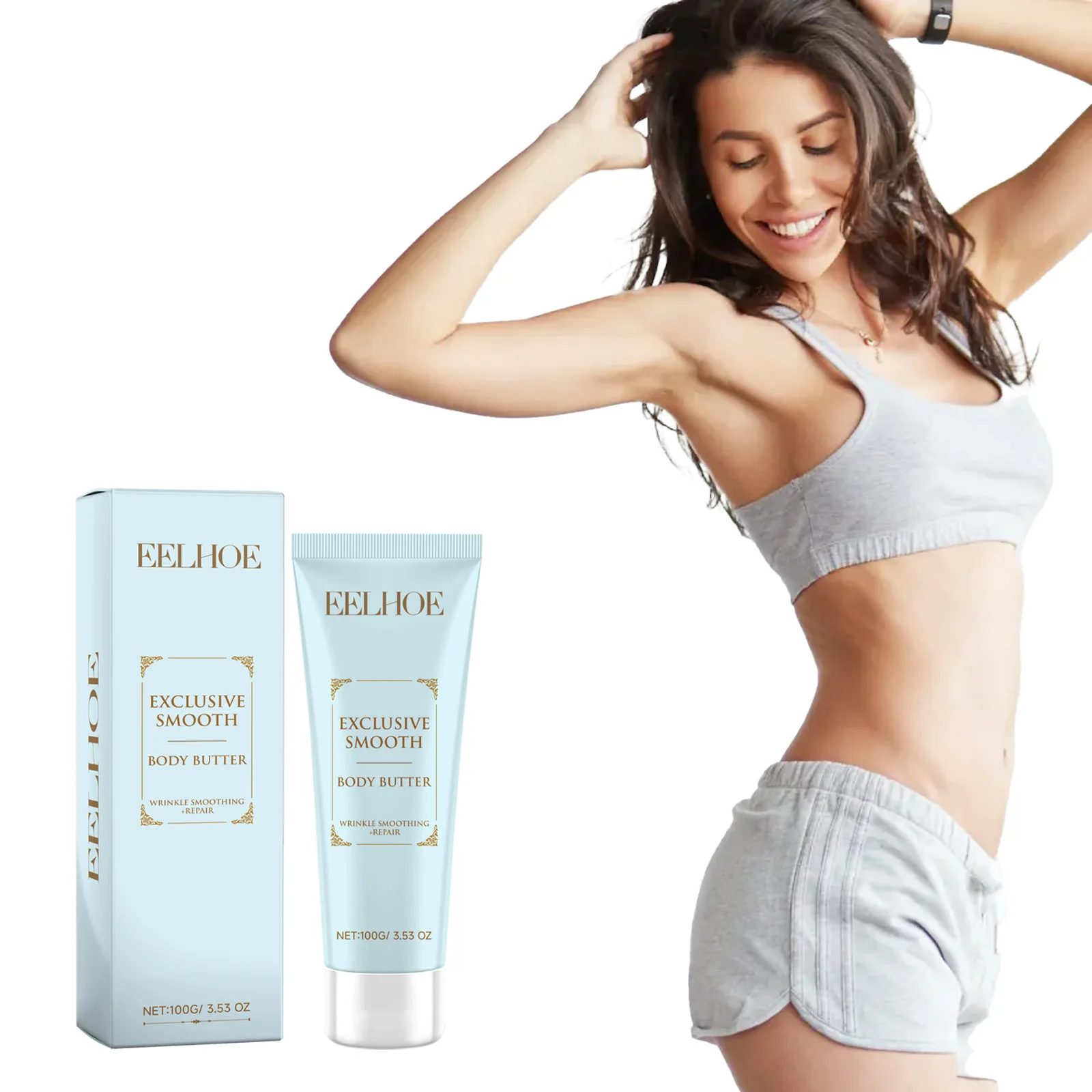 

EELHOE Body Tightening Cream Sooth Epidermis Brighten Luster Emit Fragrance Relieve Dryness Delicate Skin Body Nourishing Cream