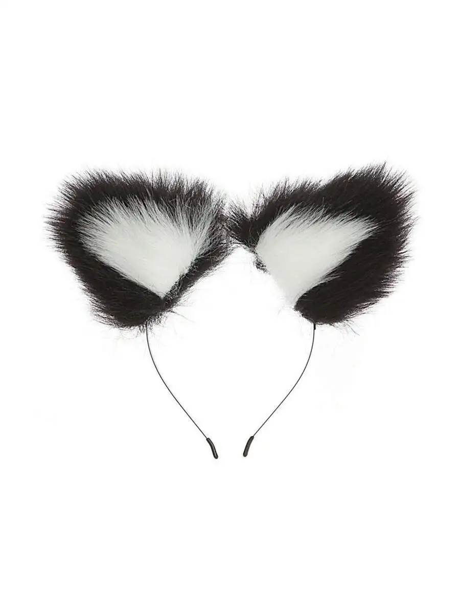 

Faux Fur Cat Ears Headband Cosplay Accessory For Adults
