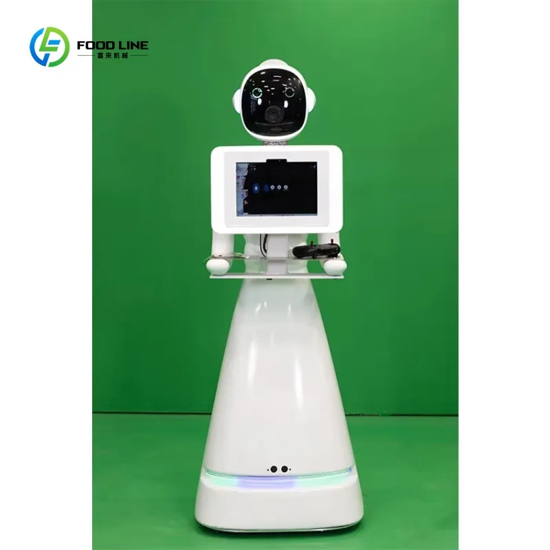 Mobile Roamer Photo Booth Robot Wireless Automatic Rotating Selfie Machine Smart Tracking Ring Light for Events Parties Rental