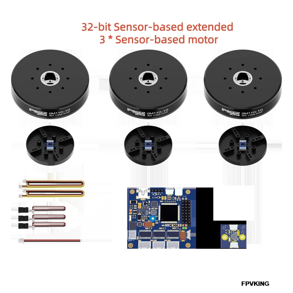 iFlight iPower GM110-10 Gimbal Motor with AS5048A Encoder - Aluminum Housing for UAV Pod & Airborne LiDAR Turntable