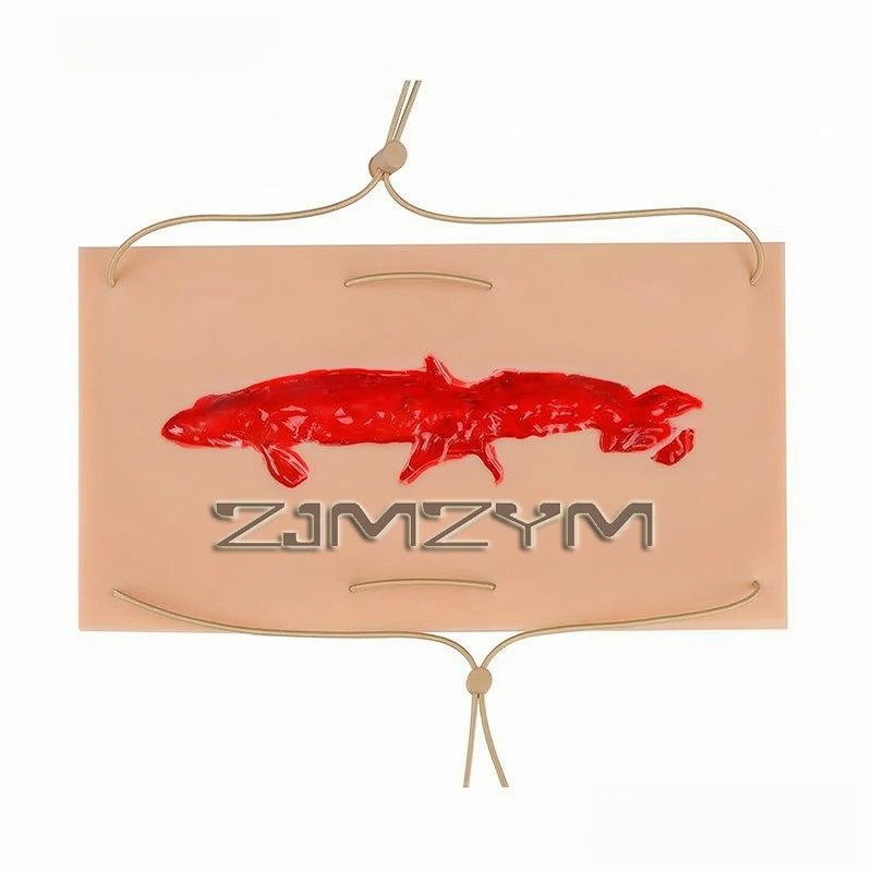 Trauma Model  Silicone Laceration & Puncture Wound Model for Surgical Suture Practice