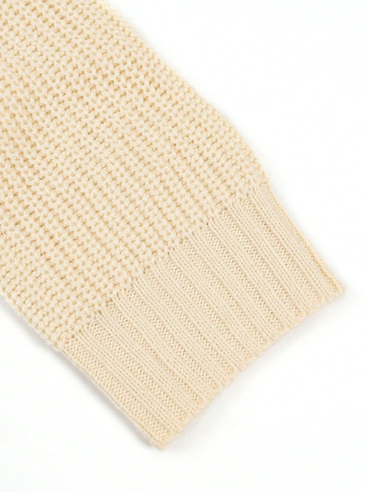 Cardigan tricoté amincissant pour femmes, élégant et polyvalent, col en v, défini à la taille, nouvelle collection début d'automne 2025