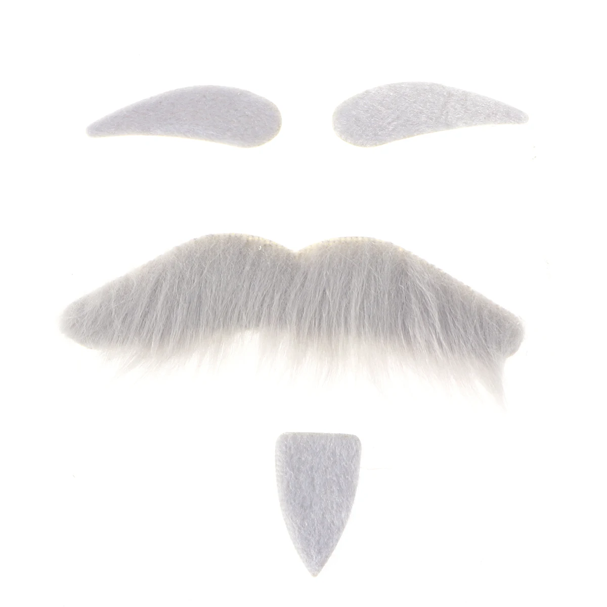 Self Adhesive Fake Eyebrows Beard Moustache Goatee Kit Facial Hair Cosplay Props Disguise Decoration For Masquerade Costume Part