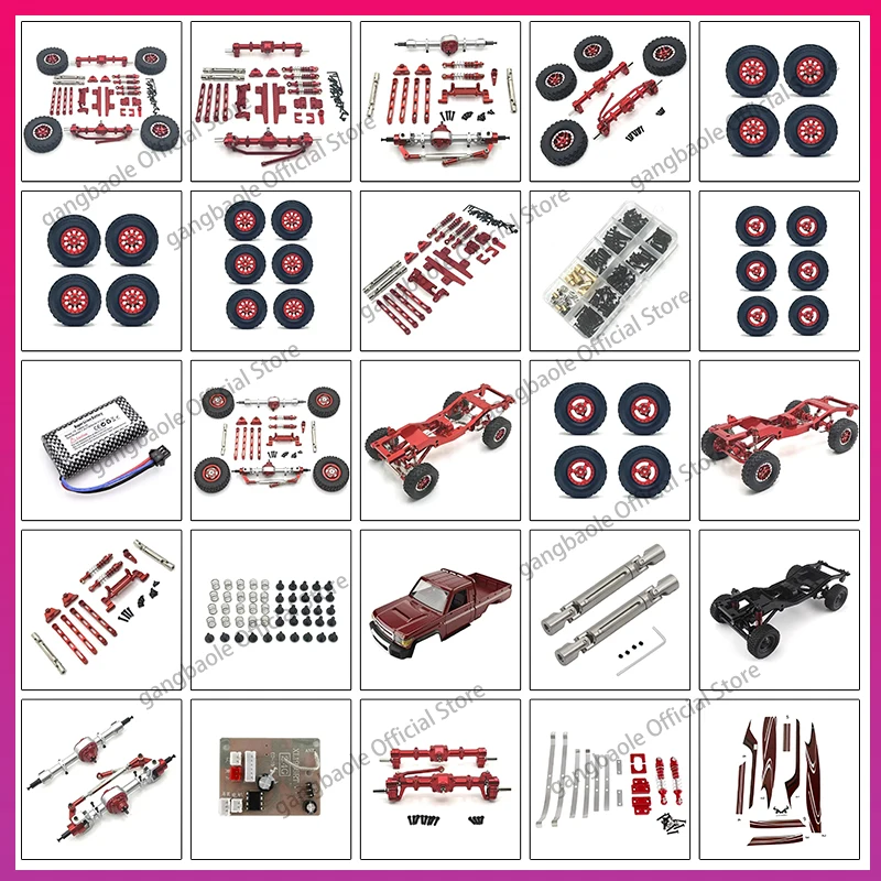 

1/12Metal Upgraded Version MN82 MN82S Parts Picking 2.4G Four-wheel Drive Off-road Track Remote Control Car Children's Toy