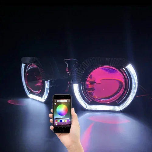 With Square Led Ang…