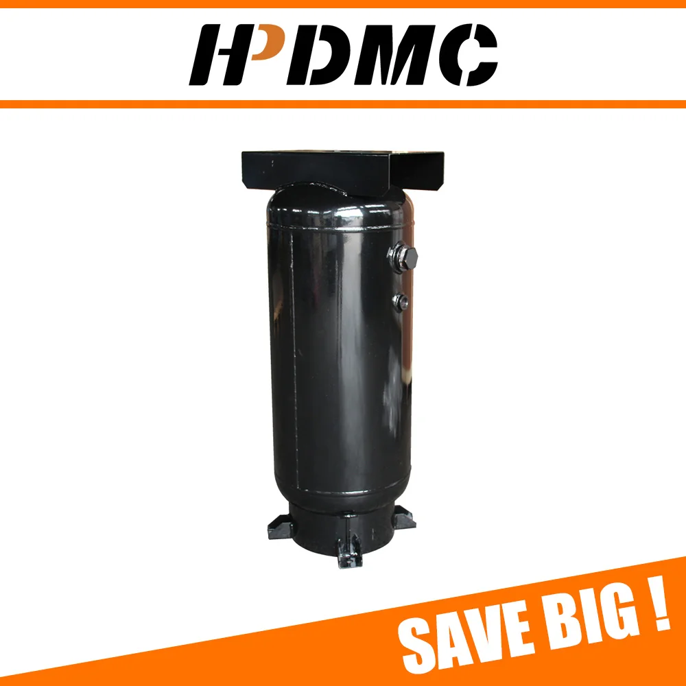 HPDMC 30 Gallon Vertical Air Tank Industrial Air Compressor Receiver Rated for 200 PSI with ASME Coded