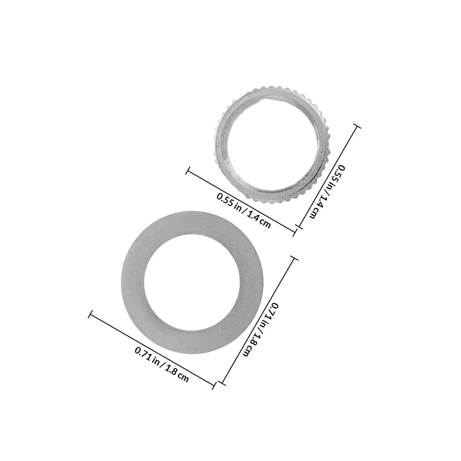 10Pcs Bass Guitar Toggle Switch Nut and Washer Kit 12Mm Stable Mounting Hardware for Guitar Performance Recording Practice view 5