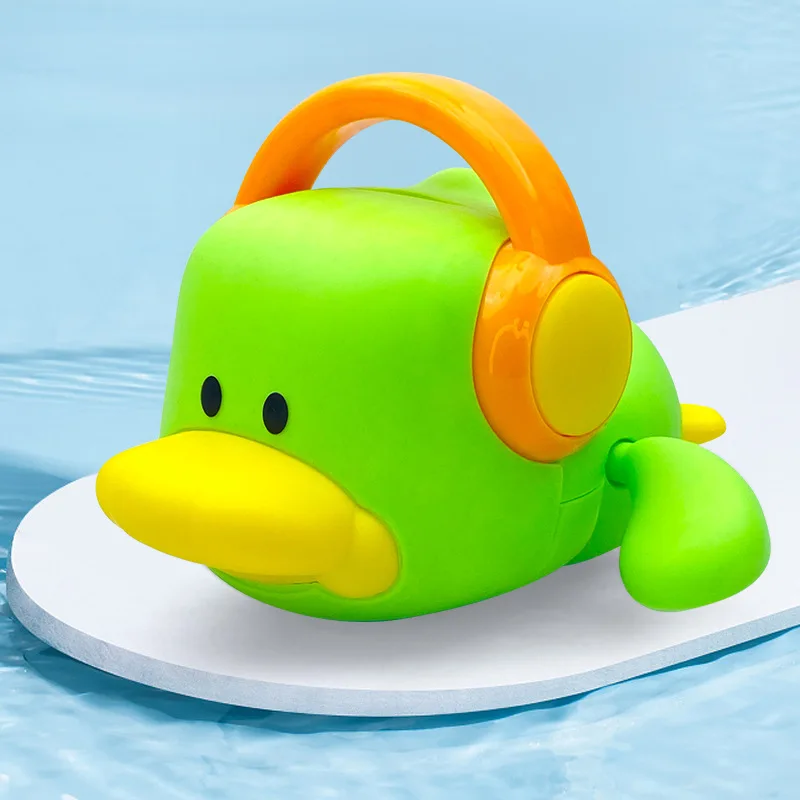 Bath Toys Animal Series Shark Swimming Crocodile Baby Playing Water Little Duck Little Turtle Spring 6cm