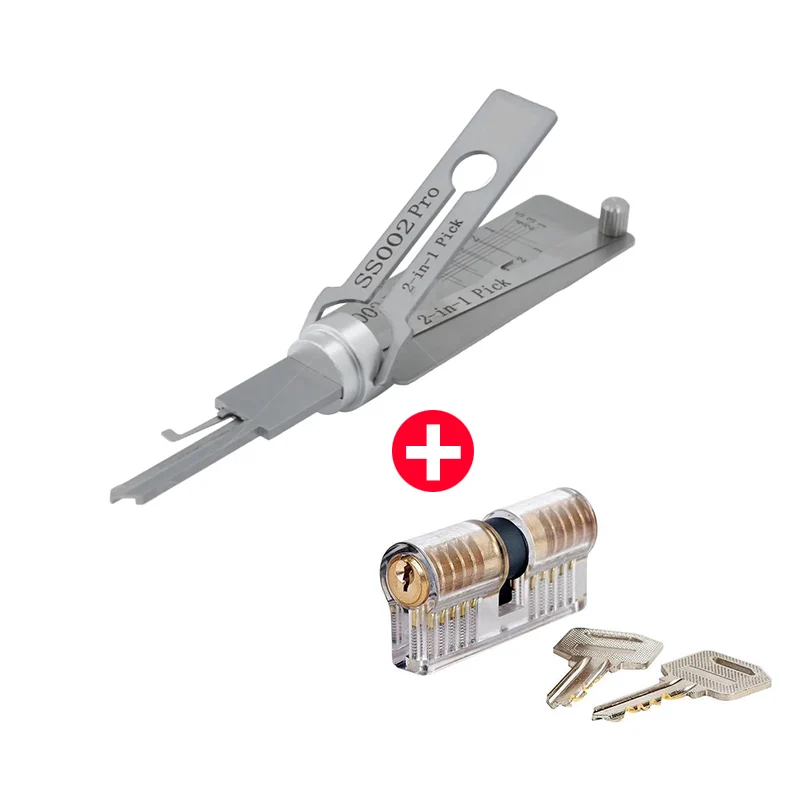 SS002 LISHI 2-in-1 5Pin For  S-slot lock core Lishi Lock pick tool locksmiths tool view 6