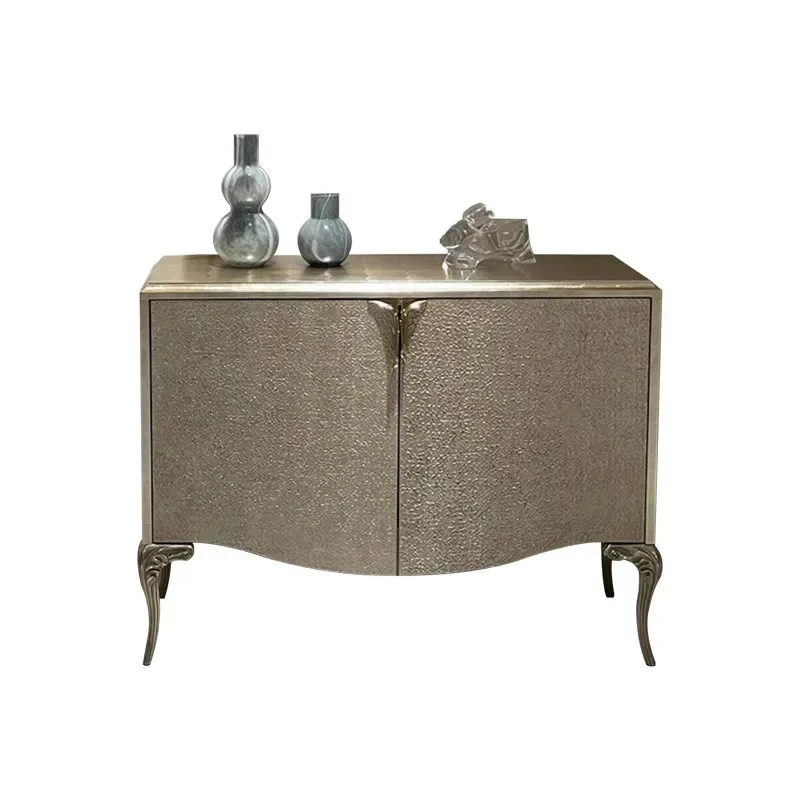 Household facing door storage shoe cabinet modern living room advanced storage side cabinet
