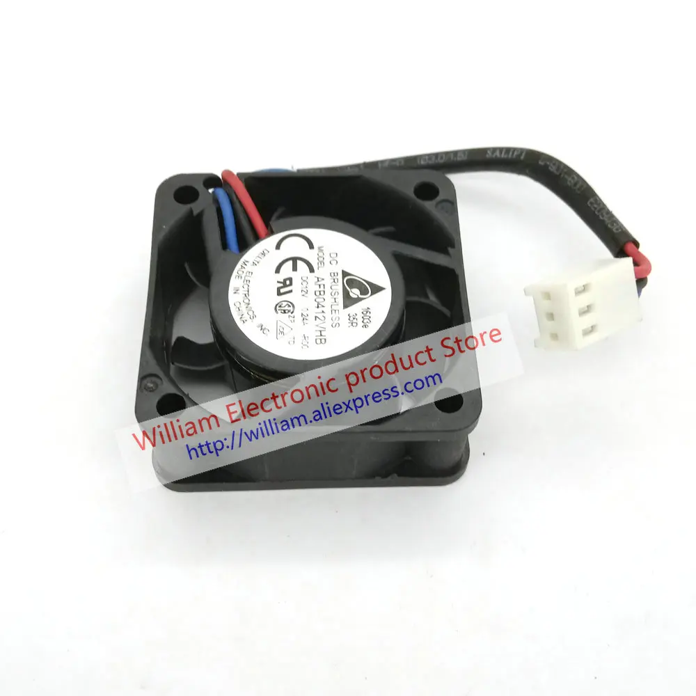 The Cooling Fan for Computer AFB0412VHB R00 DC12V 0.24A 40*40*15MM 4cm 3Lines