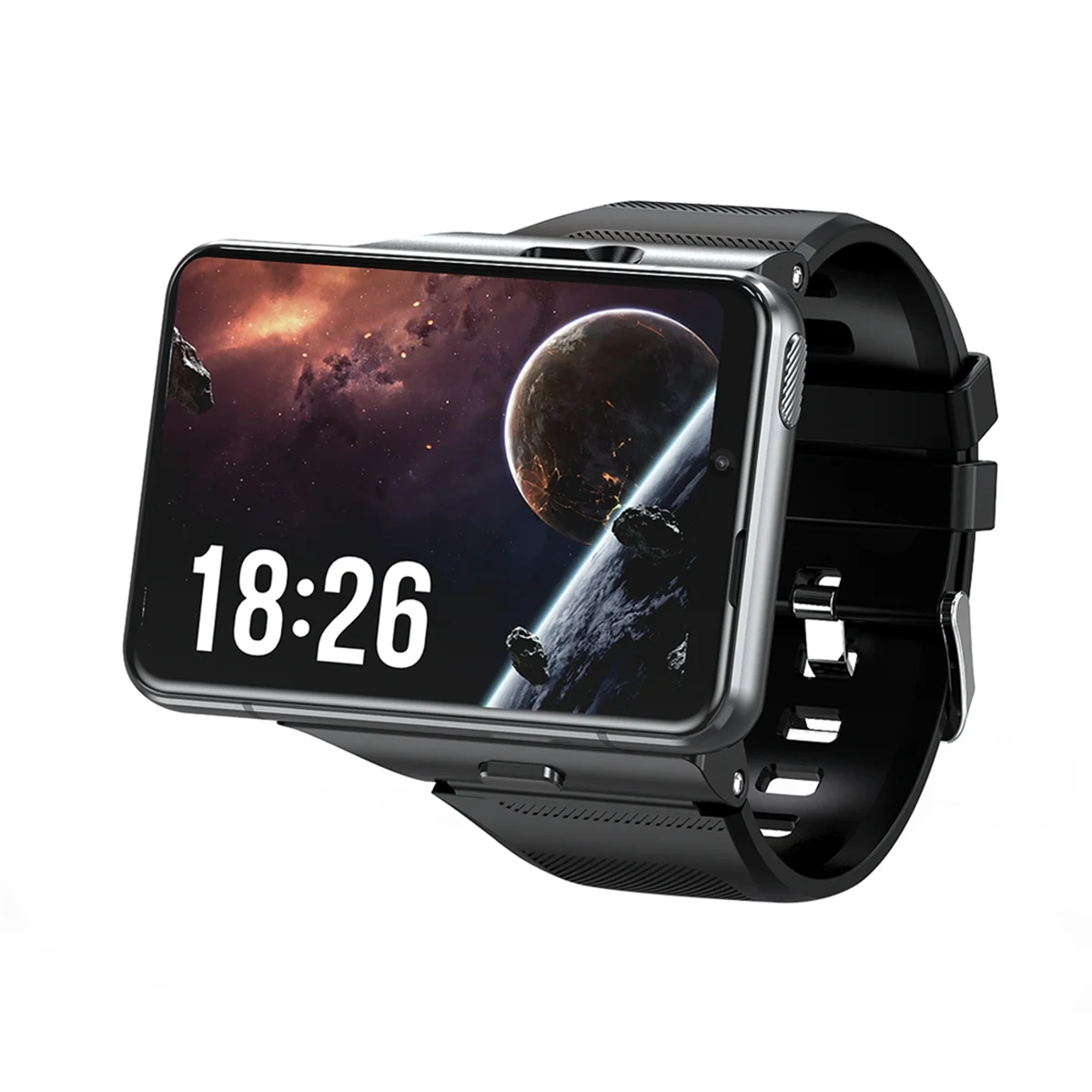 AT42 S999 Smartwatch 4G MTK6761 Core 4 GB 64 GB 5,0 MP + 13,0 MP Bluetooth GPS WiFi 2,88 Zoll Telefonanruffrequenz Smartwatch Space Grey